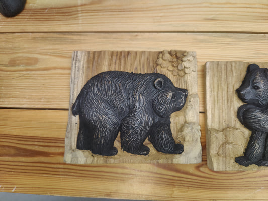 Karhu seinätaulu, käsintehty