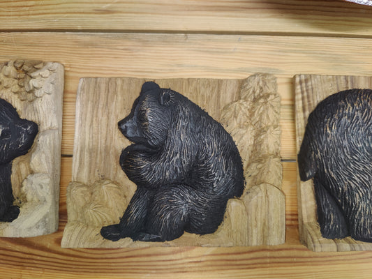 Karhu seinätaulu, käsintehty