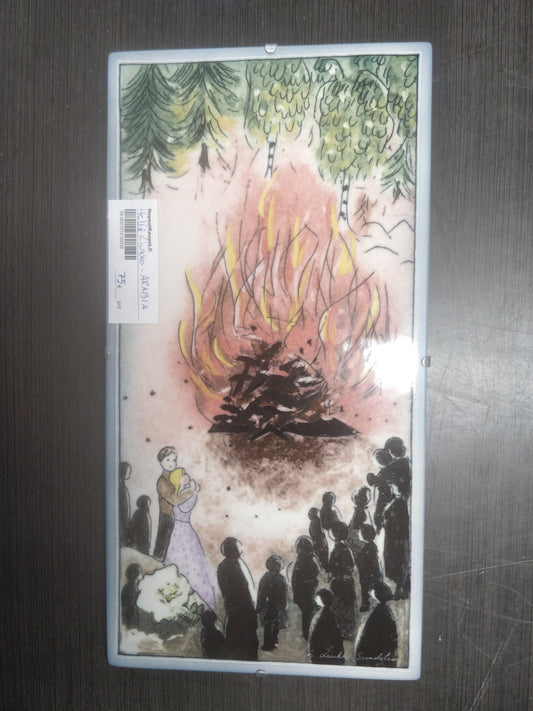 Heljä Liukko-Sundström: ”Kokko” – Arabia-seinälaatta